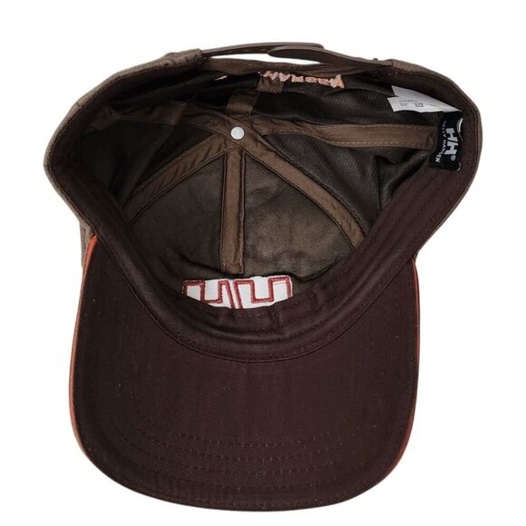 Helly Hansen Hat Adult One Size‎ Brown Casual Baseball Cap Adjustable HH Logo - Picture 2 of 6